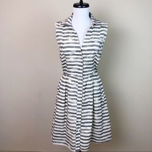 Anthropologie~Porridge Sz 6 Stripped Dress